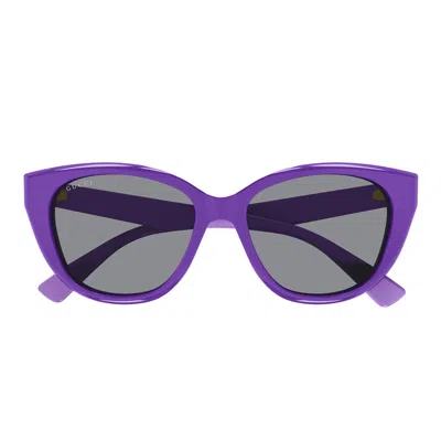 Gucci Cat-eye Frame Sunglasses In Viola