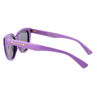 Gucci Cat-eye Frame Sunglasses In Viola