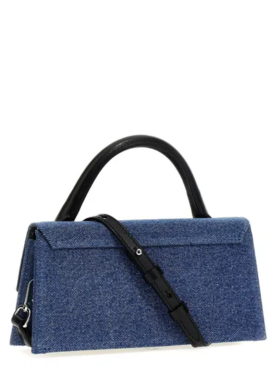 Shop Jacquemus 'le Chiquito Long' Handbag In Blue