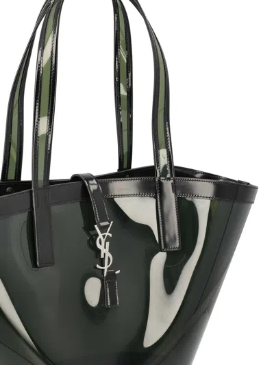 Shop Saint Laurent Handbags In Peppermint/black