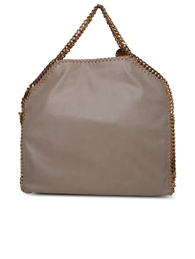 Shop Stella Mccartney Beige Polyester Falabella 3 Chain Bag