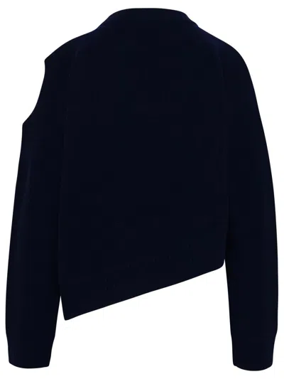 Shop Stella Mccartney Blue Cashmere Sweater In Navy