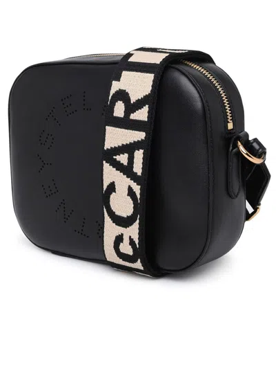 Shop Stella Mccartney Polyurethane Mini Star Bag In Black