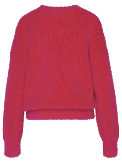 Shop Stella Mccartney Pink Rws Wool Blend Sweater In Fucsia