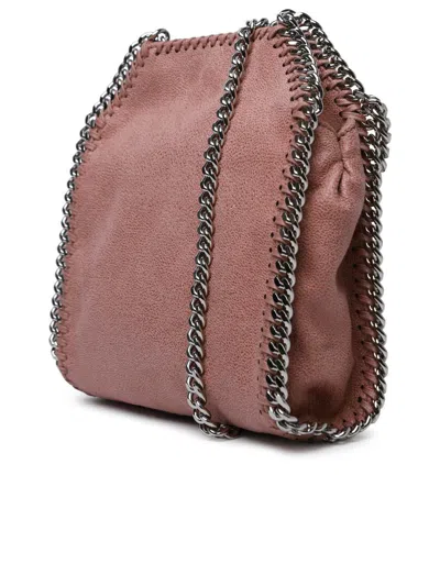 Shop Stella Mccartney Tiny 'falabella' Tote Bag In Pink Recycled Polyester Blend