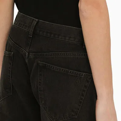 Shop Attico The  Baggy Jeans With Studs In Black