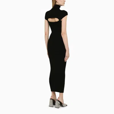 Shop Attico The  Knit Dress In Black
