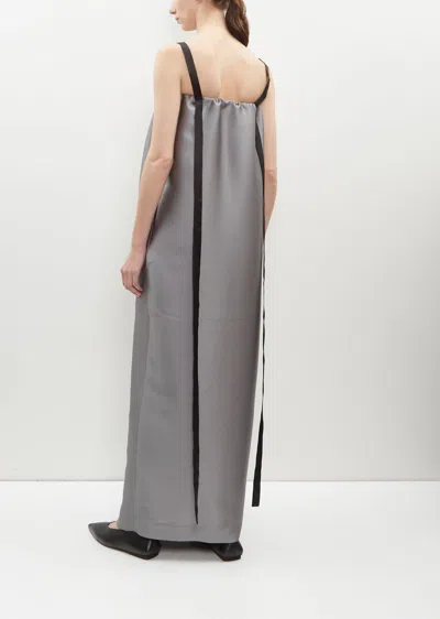 Shop Ter Et Bantine Glamourous Satin Dress In Grey 47