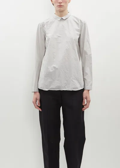 Shop Bergfabel Hanna Cotton Shirt In Cement