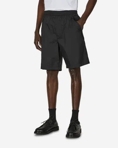 Shop Moncler Nylon Shorts In Black