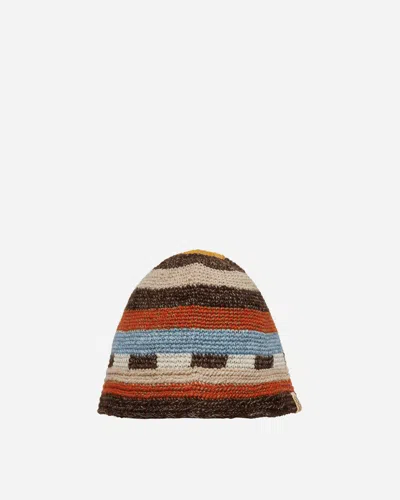 Shop Visvim Meda Crochet Knit Hat (n.d.) In Multicolor