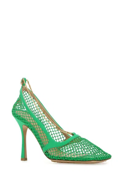 Shop Bottega Veneta Heeled Shoes In Green