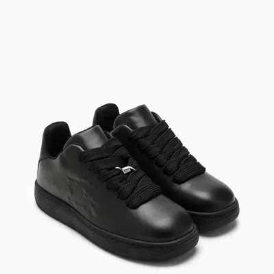 Shop Burberry Box Trainer In Black