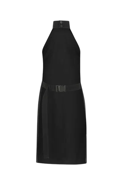 Shop Burberry Dress In Black