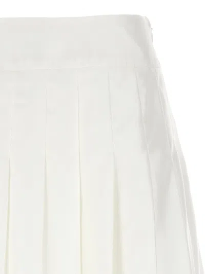 Shop Casablanca 'casa Way' Skirt In White