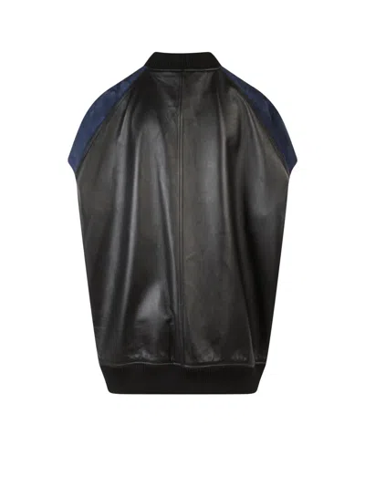 Shop Dsquared2 Over Bomber Vest In Black