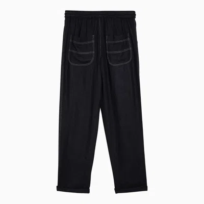 Shop Isabel Marant Étoile Trousers With Drawstring In Black