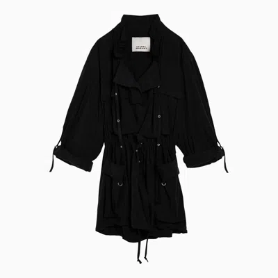 Shop Isabel Marant Hanel Nylon-blend Lightweight Jacket In Black