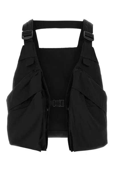 Shop Lemaire Jackets And Vests In Black