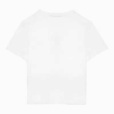 Shop Maison Kitsuné T-shirt With Logo Print In White
