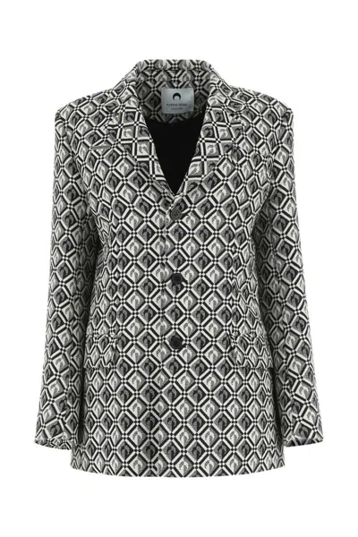 Shop Marine Serre Jackets And Vests In Printed