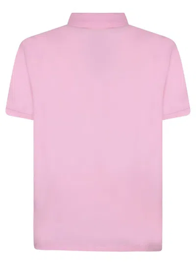 Polo Ralph Lauren Pink Polo Shirt With Pony Detail On The Front In Pink
