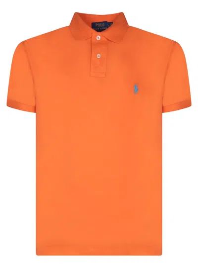 Shop Polo Ralph Lauren T-shirts In Orange