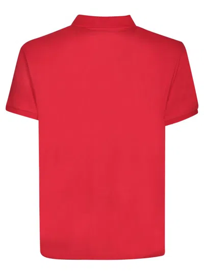 Polo Ralph Lauren Logo Embroidery Polo Shirt In Red