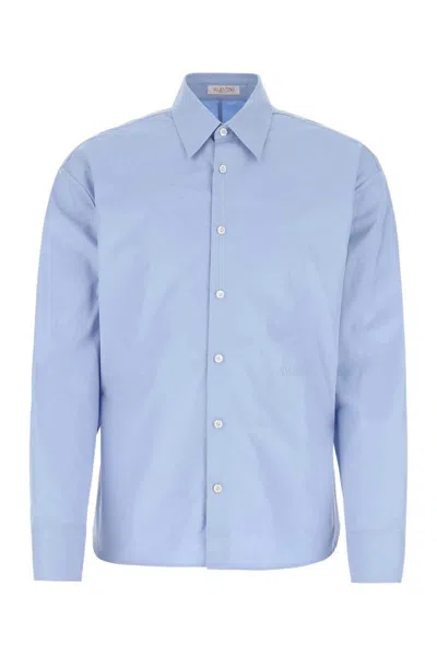 Shop Valentino Garavani Shirts In Blue
