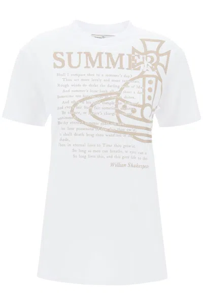 Shop Vivienne Westwood Classic Summer T-shirt In Bianco