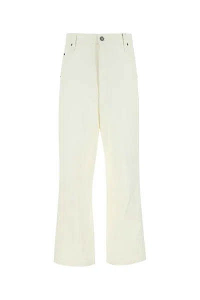 Shop Ami Alexandre Mattiussi Ami Paris Pants In White