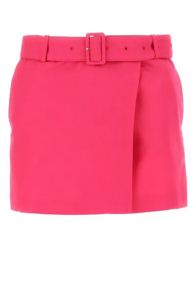 Shop Ami Alexandre Mattiussi Ami Paris Skirts In Pink