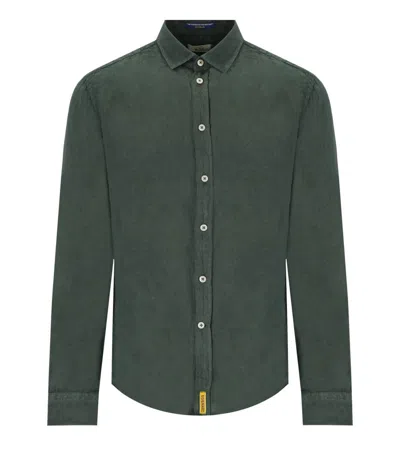 Shop B-d Baggies Brad Military Green Linen Shirt