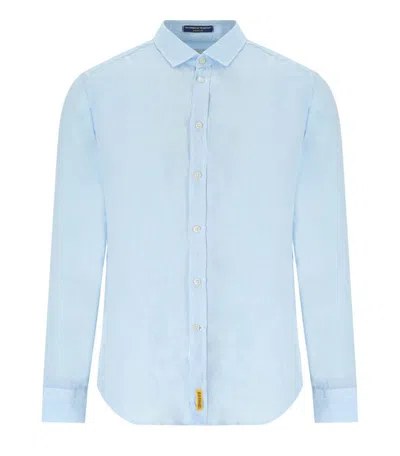 Shop B-d Baggies Brad Light Blue Linen Shirt