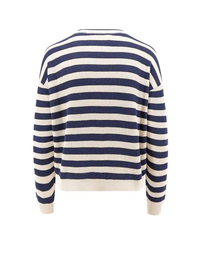 Shop Brunello Cucinelli Sweater In Blue