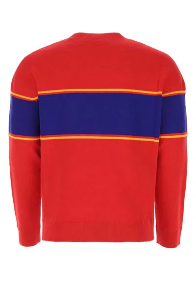 Dsquared2 Multicolor Cotton Oversize Sweater In Multicoloured