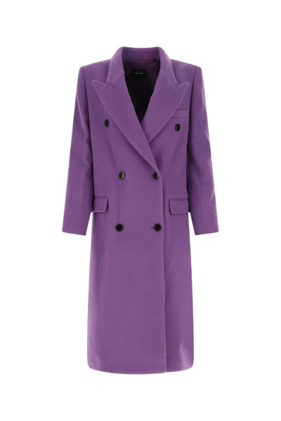 Shop Isabel Marant Coats In Purple