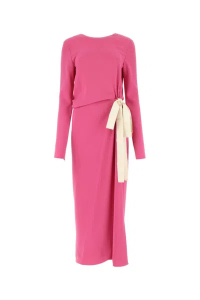 Shop Lanvin Long Dresses. In Pink