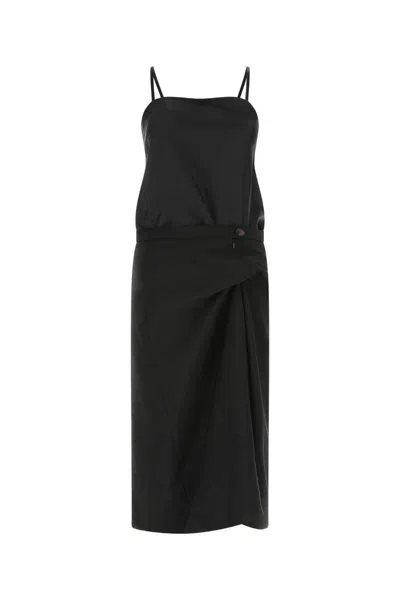 Shop Maison Margiela Long Dresses. In Black
