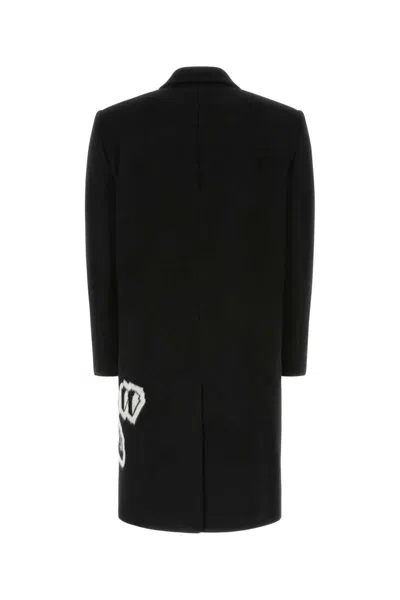 Shop Off-white Coats In Black