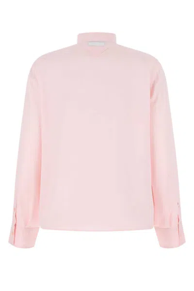 Shop Prada Shirts In Pink