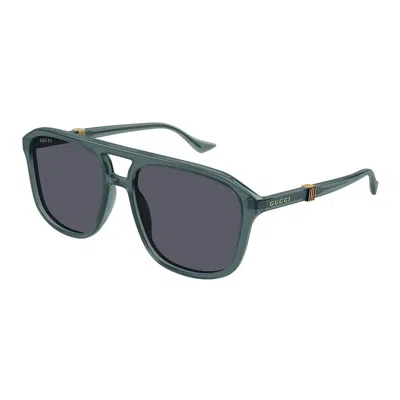 Gucci Eyewear Sunglasses In Green