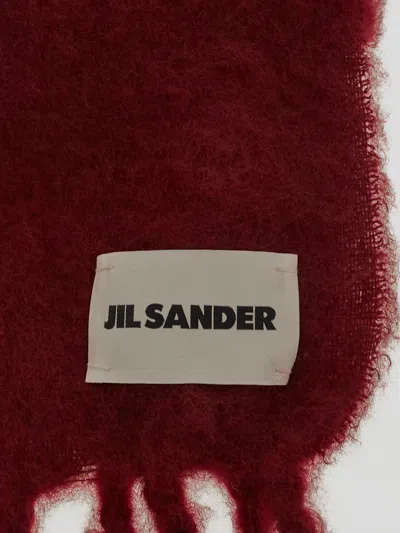 Shop Jil Sander Scarf In Red
