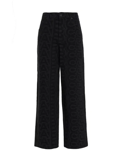 Shop Marc Jacobs 'monogram' Jeans In Black