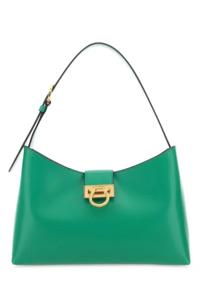 Shop Ferragamo Salvatore  Handbags. In Green