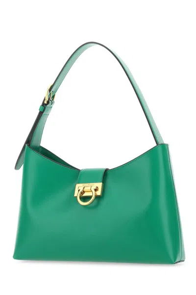 Shop Ferragamo Salvatore  Handbags. In Green