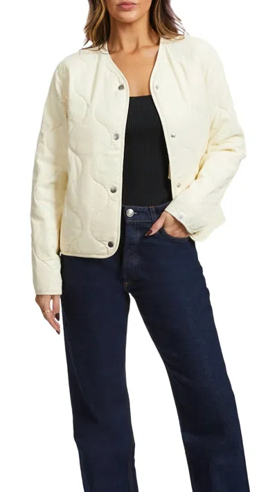 Shop Rag & Bone Remi Jacket In White Cream In Multi