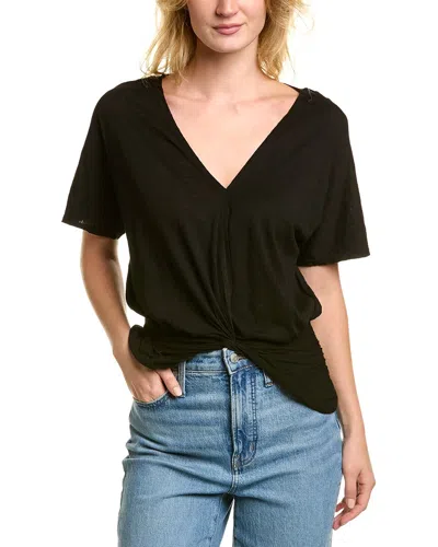 Shop Stateside Twisted Top In Black