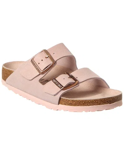 Shop Birkenstock Arizona Bs Narrow Fit Suede Sandal In Pink