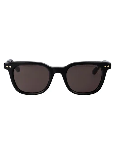 Shop Montblanc Sunglasses In 001 Black Black Grey